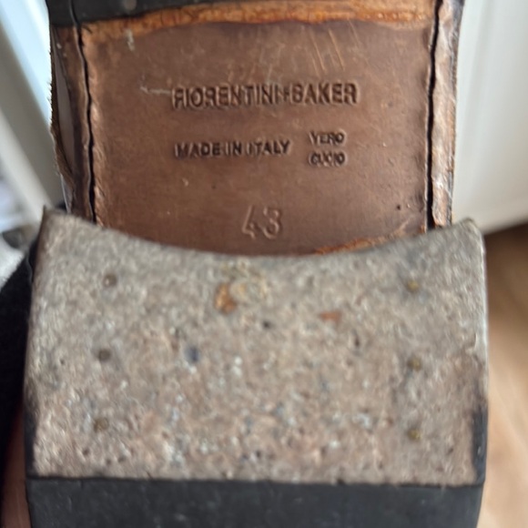 Fiorentini and Baker Brown Leather Lace-Up Boots size 43 - Picture 6 of 7